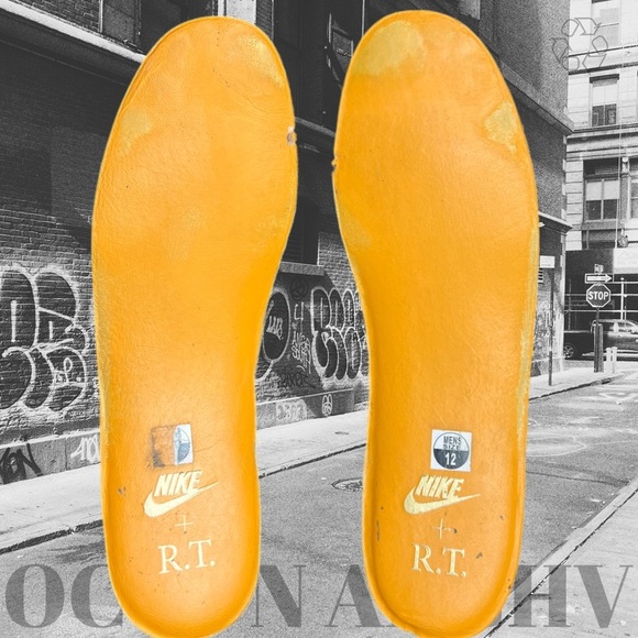 Size 12 Riccardo Tisci x Nike Air Force 1 Mid SP 'White Baroque Brown' Pre-owned - Picture 9 of 10